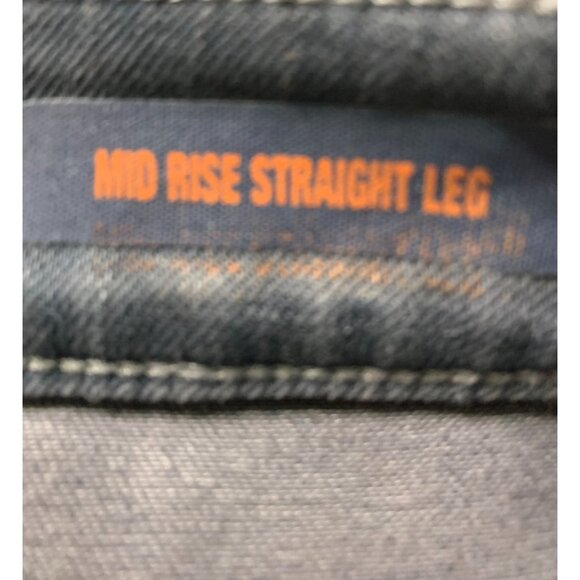 Jag Jeans Womens Sz 12 Gray Jeans Mid Rise Straight Leg Blue Denim - Picture 4 of 4